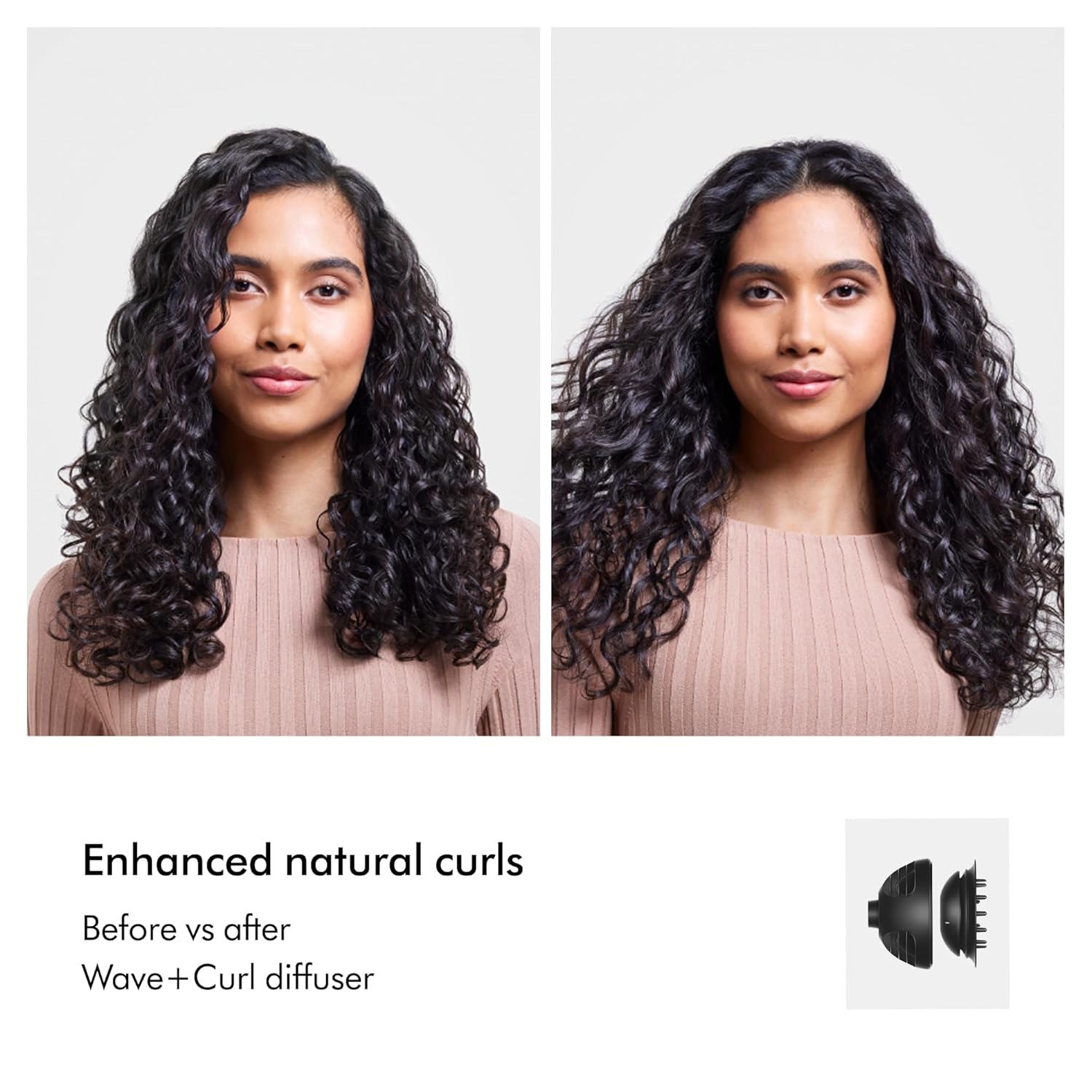 Dyson Supersonic Nural Hair Dryer — handle and control buttons close-up